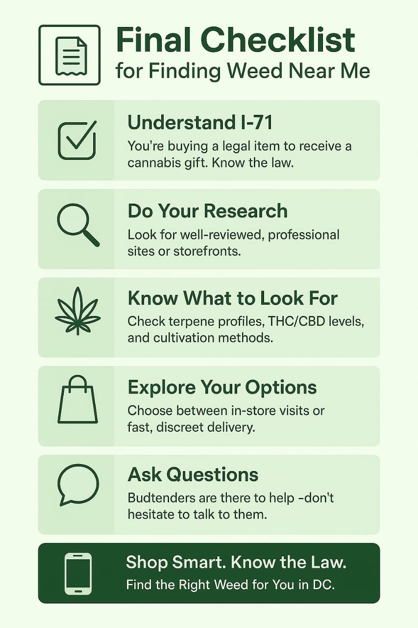 Weed near me regulations DC
