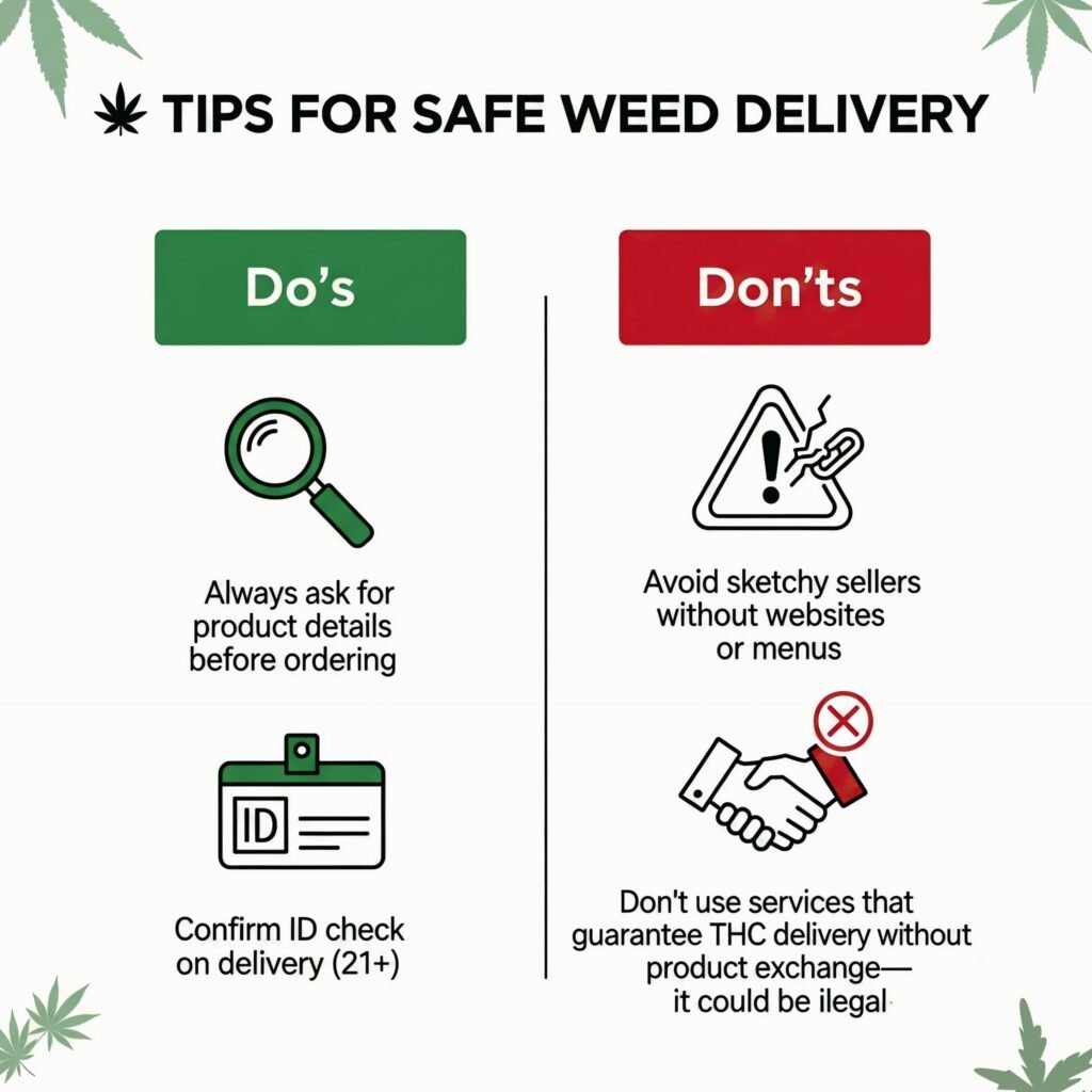 Dos and Don't while searching for weed delivery near me