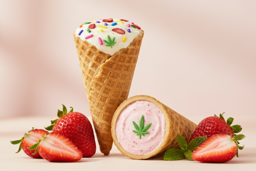 Coned Strawberry Shortcake Edibles in DC