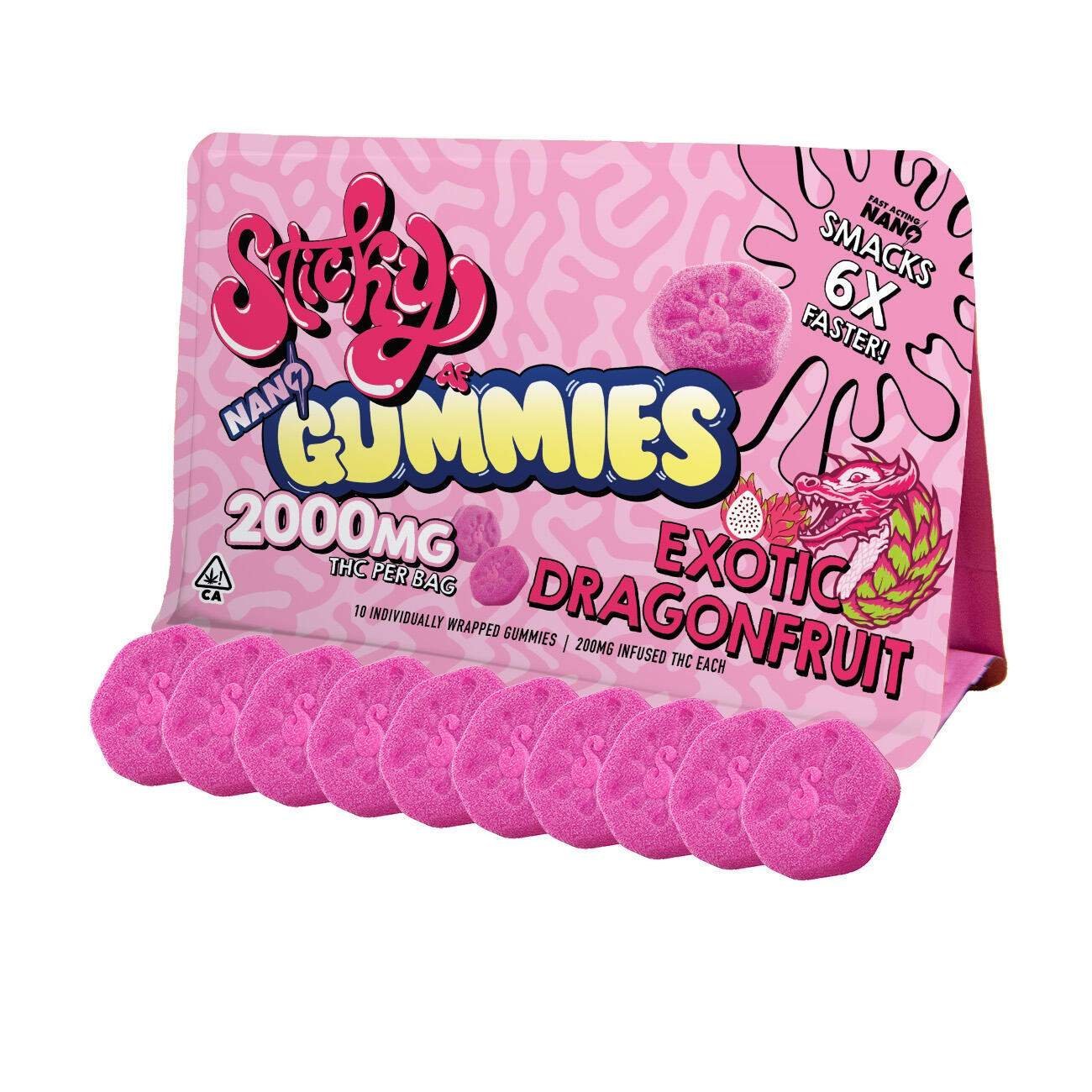 Dragonfruit - Sticky gummies 800mg